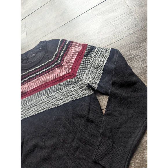 *NWOT ATM ANTHONY THOMAS MELILLO Fair Isle Merino Wool Crew Neck Sweater - Picture 5 of 6